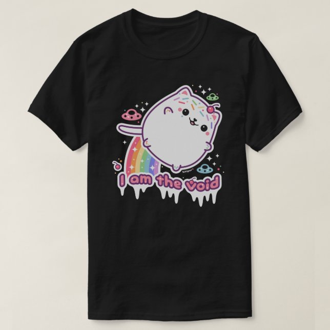 Camiseta Gótico Pastel Yo soy el Kitty Void (Diseño del anverso)
