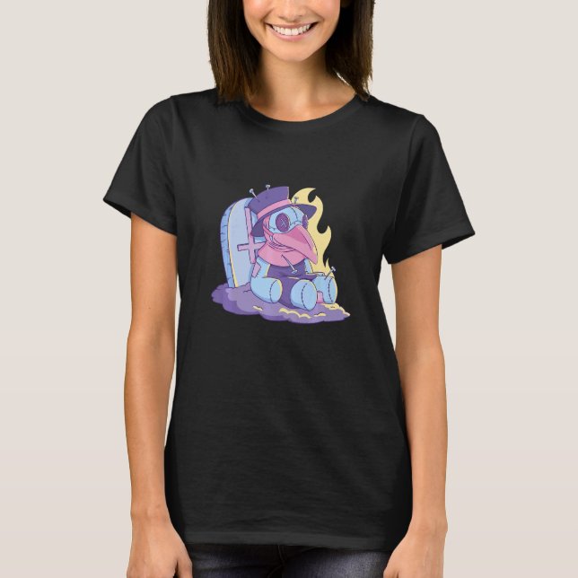 Camiseta Gótico pastoral espeluznante Gótico suave emo A pl (Anverso)