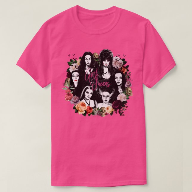 Camiseta Gótico Queens Elvira (Diseño del anverso)