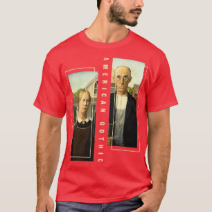 Camiseta Gótico retro americano