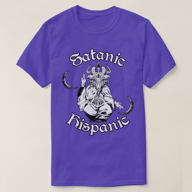 Camiseta Gótico satánico oculto baphomet satánico hispano (Diseño del anverso)