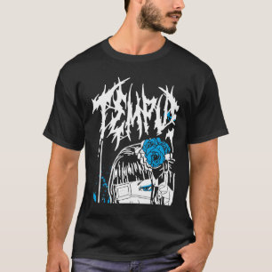 Camiseta Gótico Tempus Fugit Metal Lolita Oscura Academia S