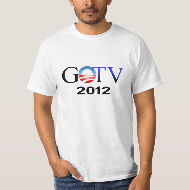 Camiseta GOTV Vayan a votar por Obama 2012 (Anverso)