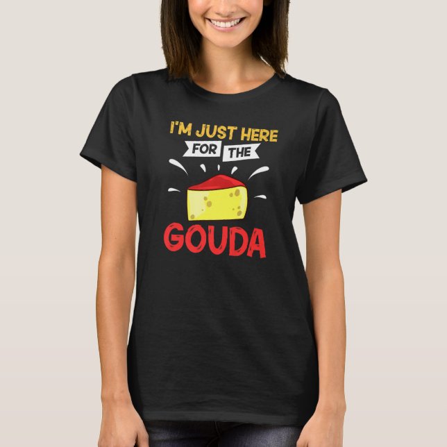 Camiseta Gouda Cheese Smoked Queso Slices Shredded   3 (Anverso)