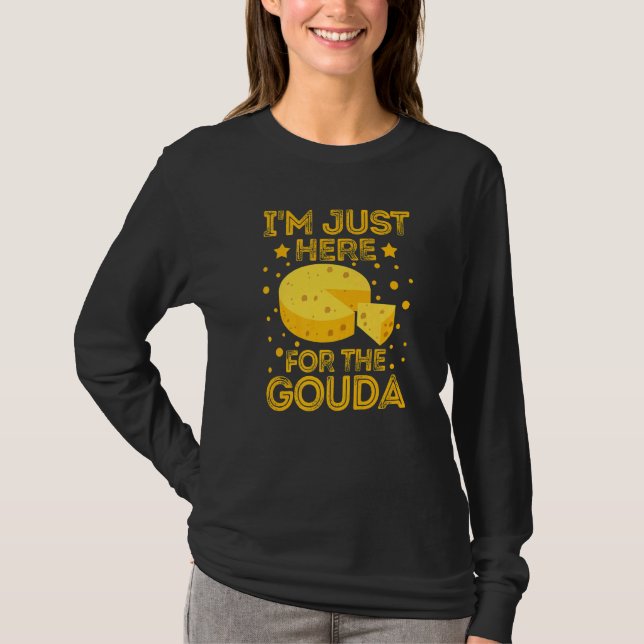 Camiseta Gouda Cheese Smoked Queso Slices Shredded Funny Pr (Anverso)