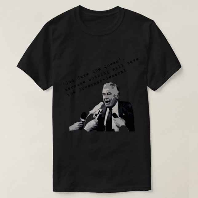 Camiseta Gough Whitlam   (Diseño del anverso)