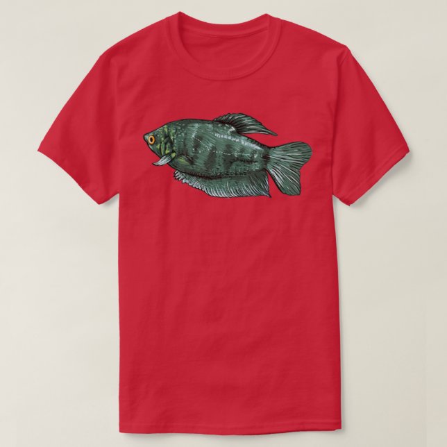 Camiseta Gourami Acuario de Pescado Ornamental Regalo de Pe (Diseño del anverso)