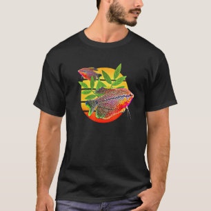 Camiseta Gourami Atardecer Perla Gouramis Acuario Cuidado d