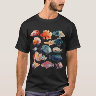 Camiseta Gourami miel puesta del sol (macho maduro) Trichog