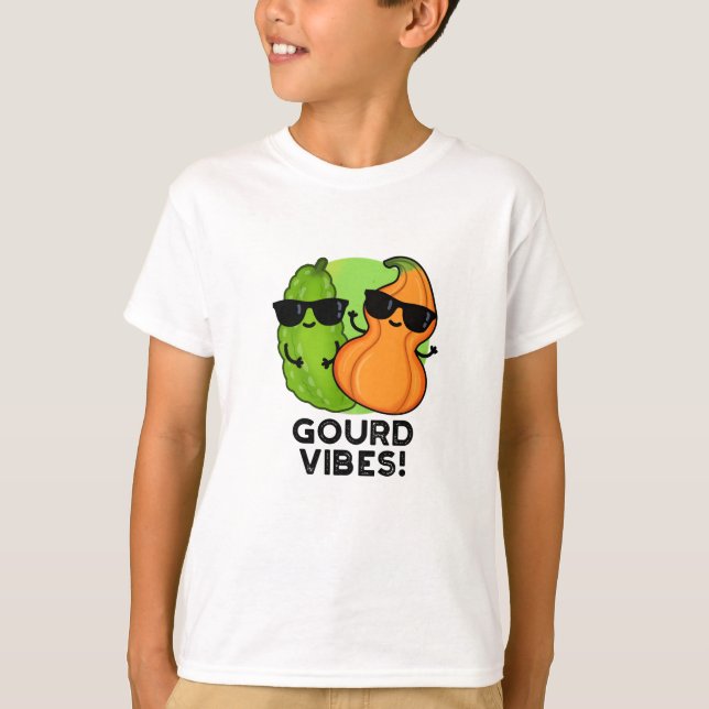 Camiseta Gourd Vibes Funny Veggie Pun (Anverso)