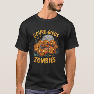 Camiseta Goured geous Zombies Spooky Zombie Pumpkins divert
