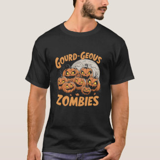 Camiseta Goured geous Zombies Spooky Zombie Pumpkins divert