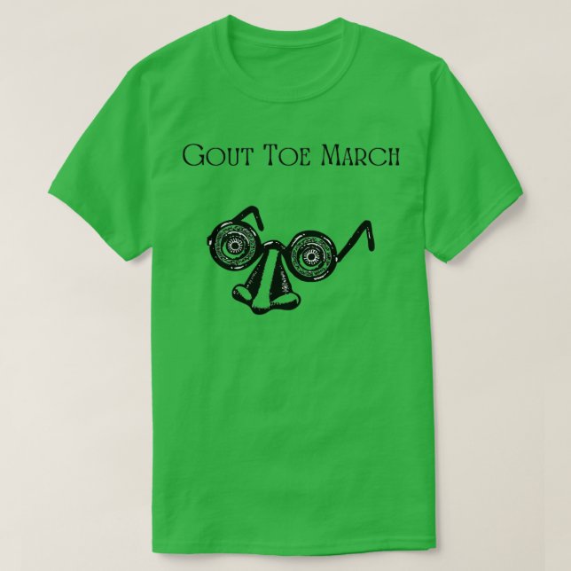 Camiseta Gout Toe March (Diseño del anverso)