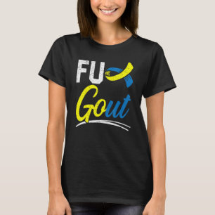 Camiseta Gout Warrior Podagra Gout Gout Awareness Disease A