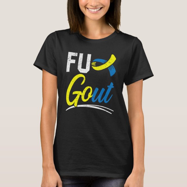 Camiseta Gout Warrior Podagra Gout Gout Awareness Disease A (Anverso)