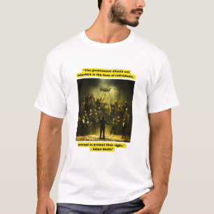 Camiseta "Government: protect rights, not interfere."