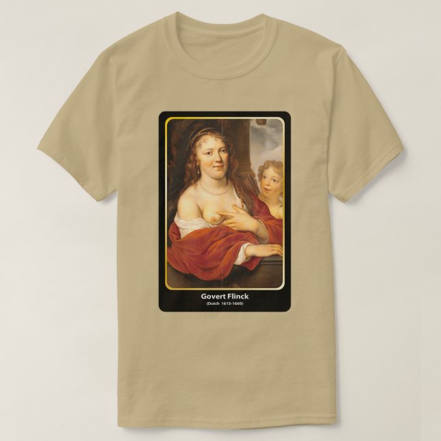 Camiseta Govert Flinck Dutch 1615 1660 classical art (Diseño del anverso)