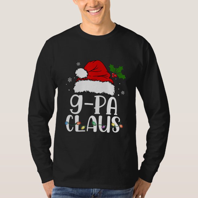 Camiseta GPa Claus Shirt Christmas Pajama Family Matching (Anverso)