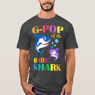 Camiseta GPop Del Bebé Cumpleaños Tiburón GPop Tiburón Chri