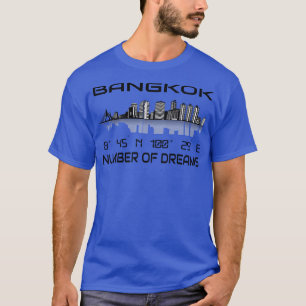 Camiseta Gps Coordina Bangkok Skyline Dream City 1