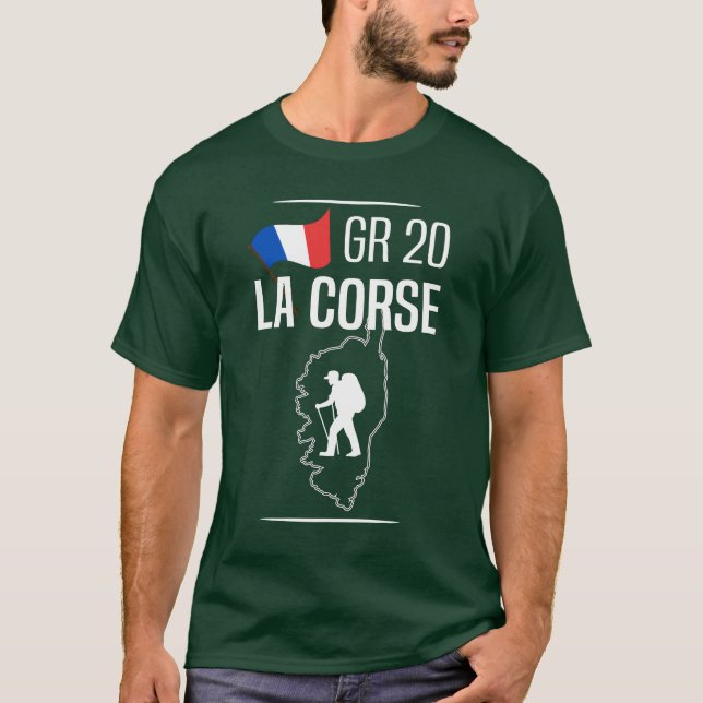 Camiseta GR20 la corse (Anverso)