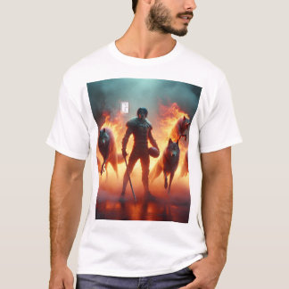 Camiseta GR8 Vida El Wolve$ (Fuente negra)