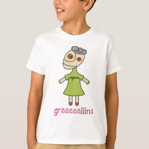 Camiseta Graaaains Vegan Zombie