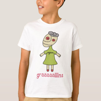 Camiseta Graaaains Vegan Zombie
