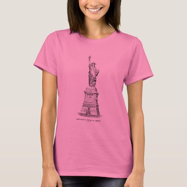 Camiseta Grabación De La Estatua De La Libertad (Anverso)