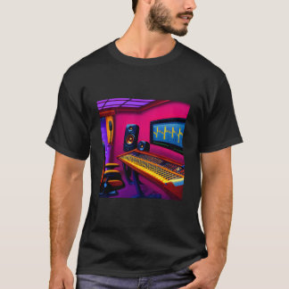 Camiseta Grabación de músicos de ingeniería mixta