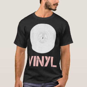 Camiseta Grabación de vinilo como regalo para DJ o retro y 