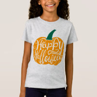 Grabación feliz de Halloween con calabaza tallada