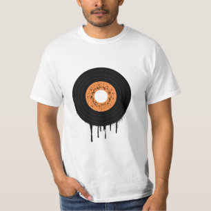 Camiseta Grabación Lp De Vinilo De Derivación De Fundición