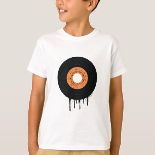 Camiseta Grabación Lp De Vinilo De Derivación De Fundición