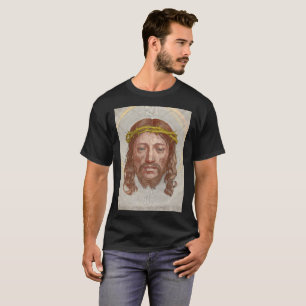 Camiseta Grabado de la Cara de Cristo de Claude Mellan 1649