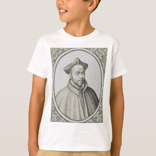 Camiseta Grabado de San Ignacio de Loyola Arte Antiguo