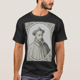 Camiseta Grabado de San Ignacio de Loyola Arte Antiguo
