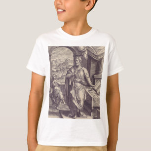 Camiseta Grabado de San Mateo Inspiración Divina