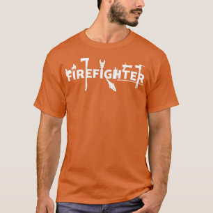 Camiseta Grabado para bomberos con equipo