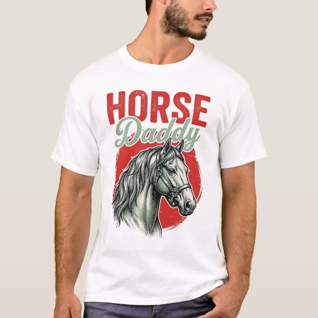 Camiseta Grabado Vintage Horse Daddy (Anverso)