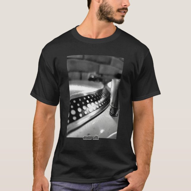 Camiseta Grabador con problemas de música de DJ de vinilo c (Anverso)