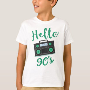 Camiseta Grabador de audio de radio de los años 90