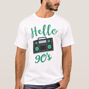 Camiseta Grabador de audio de radio de los años 90