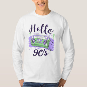 Camiseta Grabador de audio de radio de los años 90