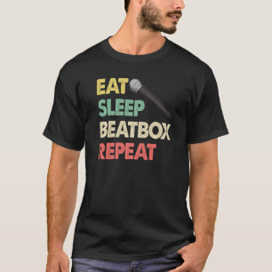 Camiseta Grabador de cinta de color de repetición de Beatbo