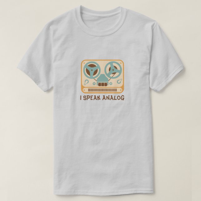 Camiseta Grabador de cinta de tambor a bobina (Diseño del anverso)
