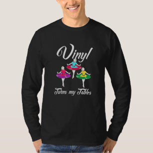 Camiseta Grabador De Registros Y Vintage 80is Vinyl Dj Turn