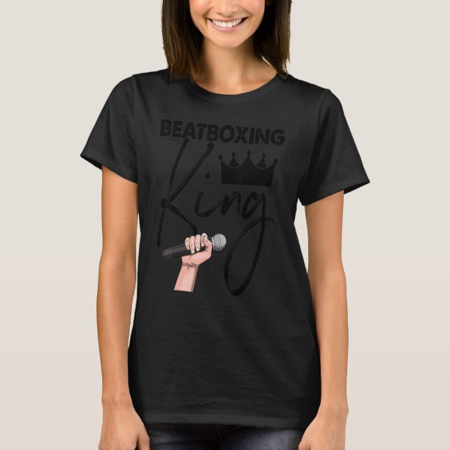 Camiseta Grabadora de cintas Beatboxing King Women (Anverso)