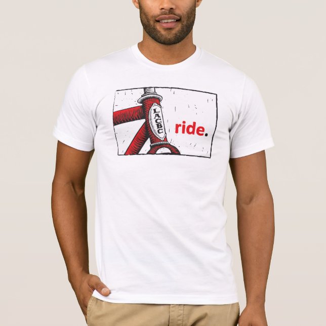 Camiseta Grabar en madera del paseo (Anverso)