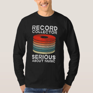 Camiseta Grabar en serio el recopilador sobre la música